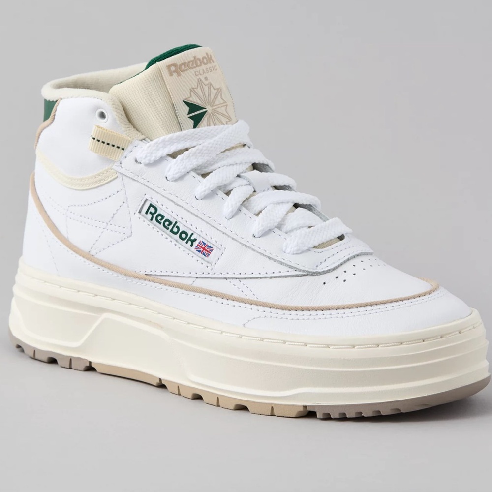 Reebok Women’s Club C Double Geo Hi Heritage Sneaker